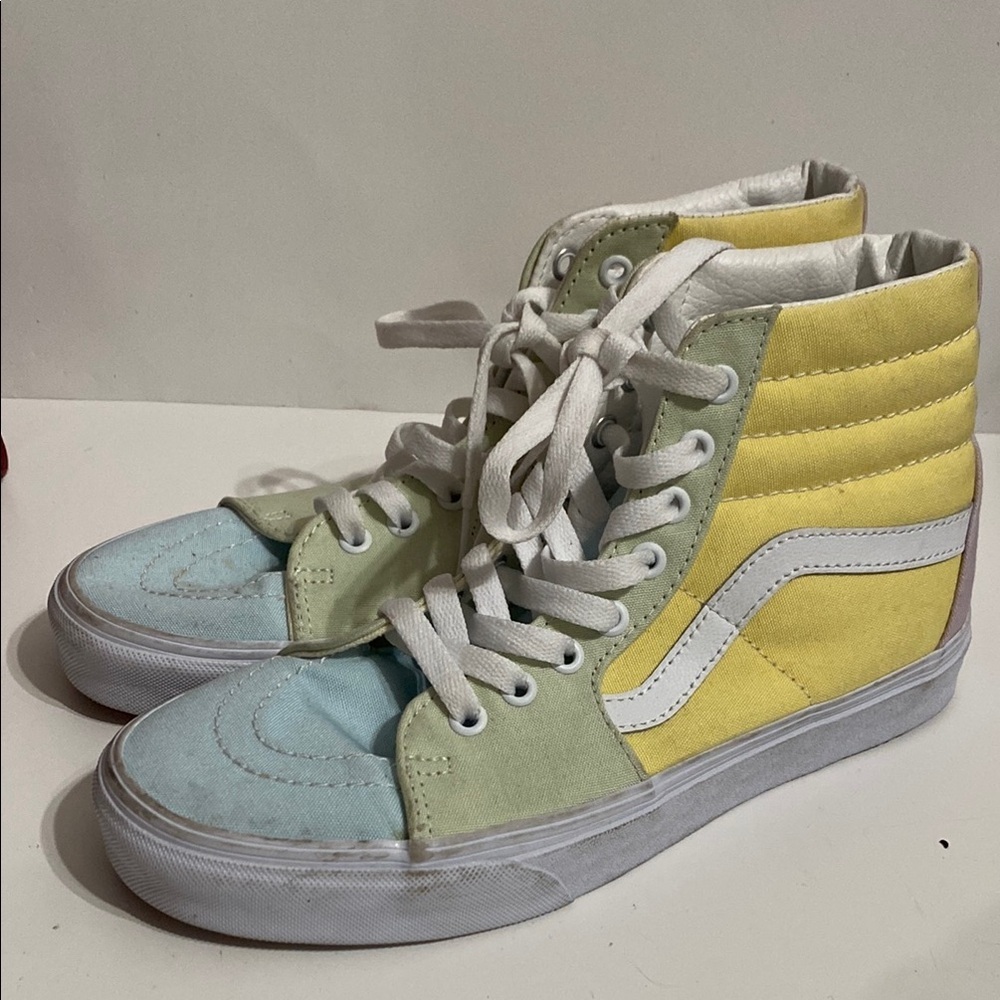 Vans Sk8-Hi Pastel Block Hi Top Sneaker Size 8.5